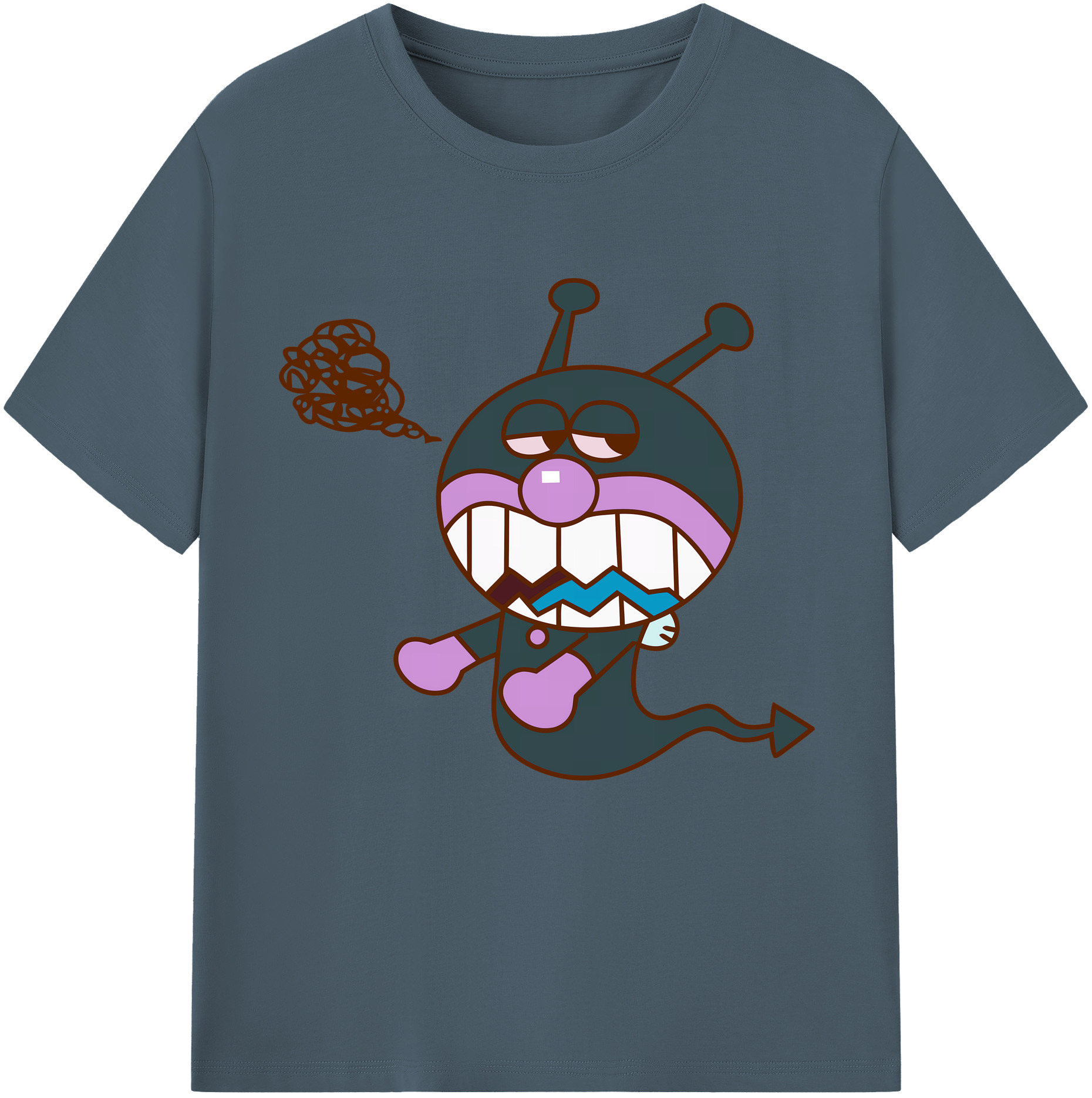 （画像用） アンパンマン Anpanman 綿100％半袖Tシャツ（フロントプリント）